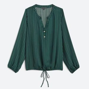 Collison Long Sleeve Tie Bottom Top